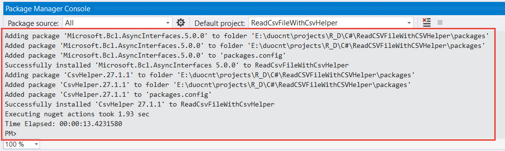 Reading Csv Files Using Csvhelper Package C Ienumerable Reading