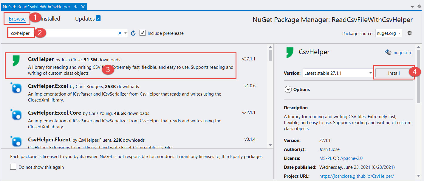 Reading Csv Files Using Csvhelper Package C Ienumerable Reading